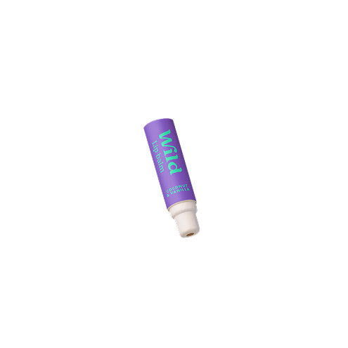 Caption: a tube of toothpaste on a black background
