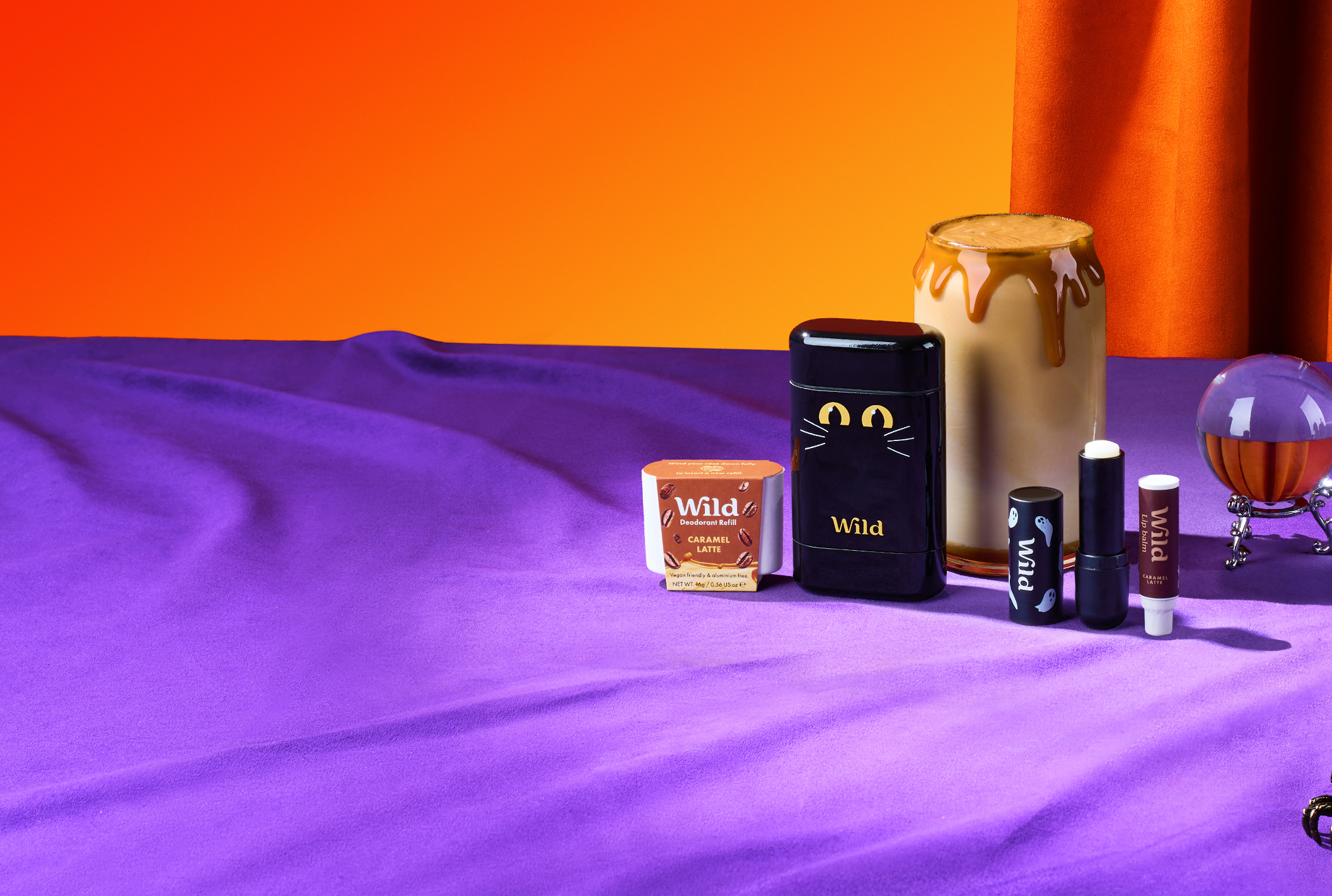 Halloween Deo Case met koffie ernaast