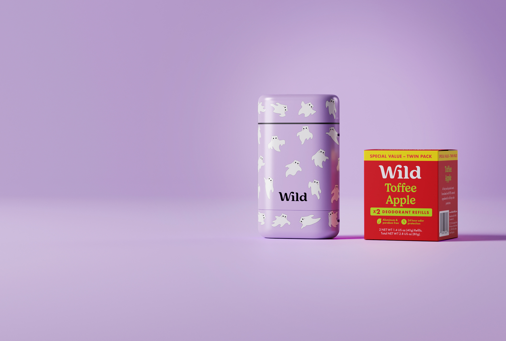 Caption: a box of wild toilet paper next to a can of toilet paper