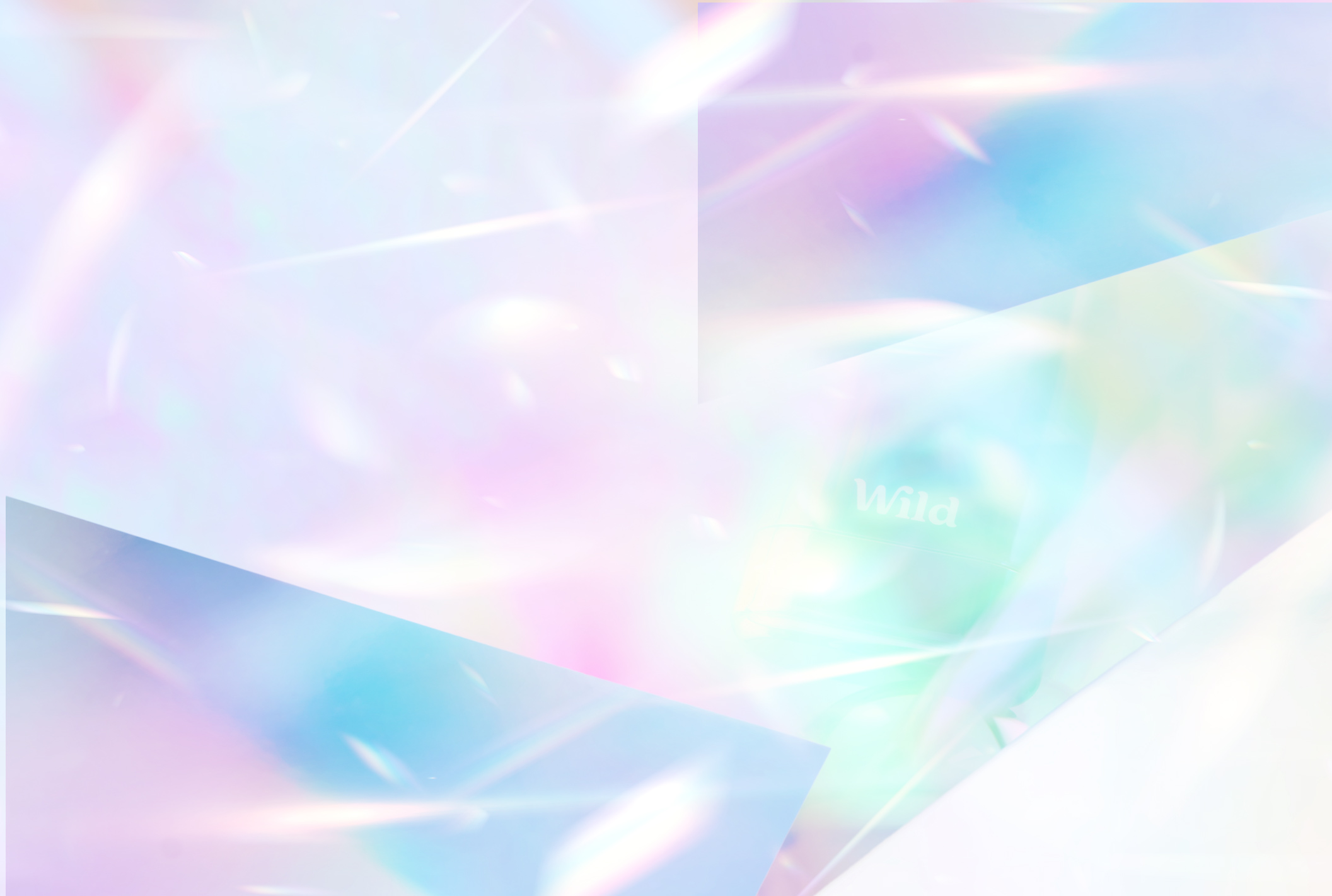 Caption: a blurry photo of a white and blue background