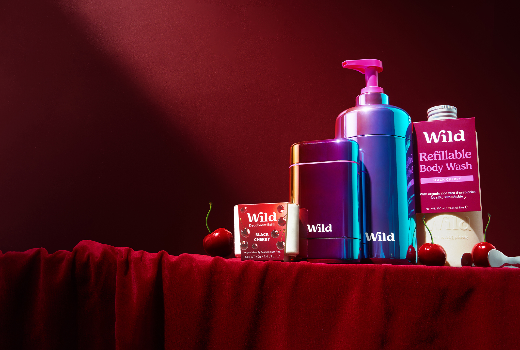 Légende : une table garnie de différents types de produits de soins pour la peau