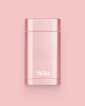 Caption: a pink portable device on a pink background