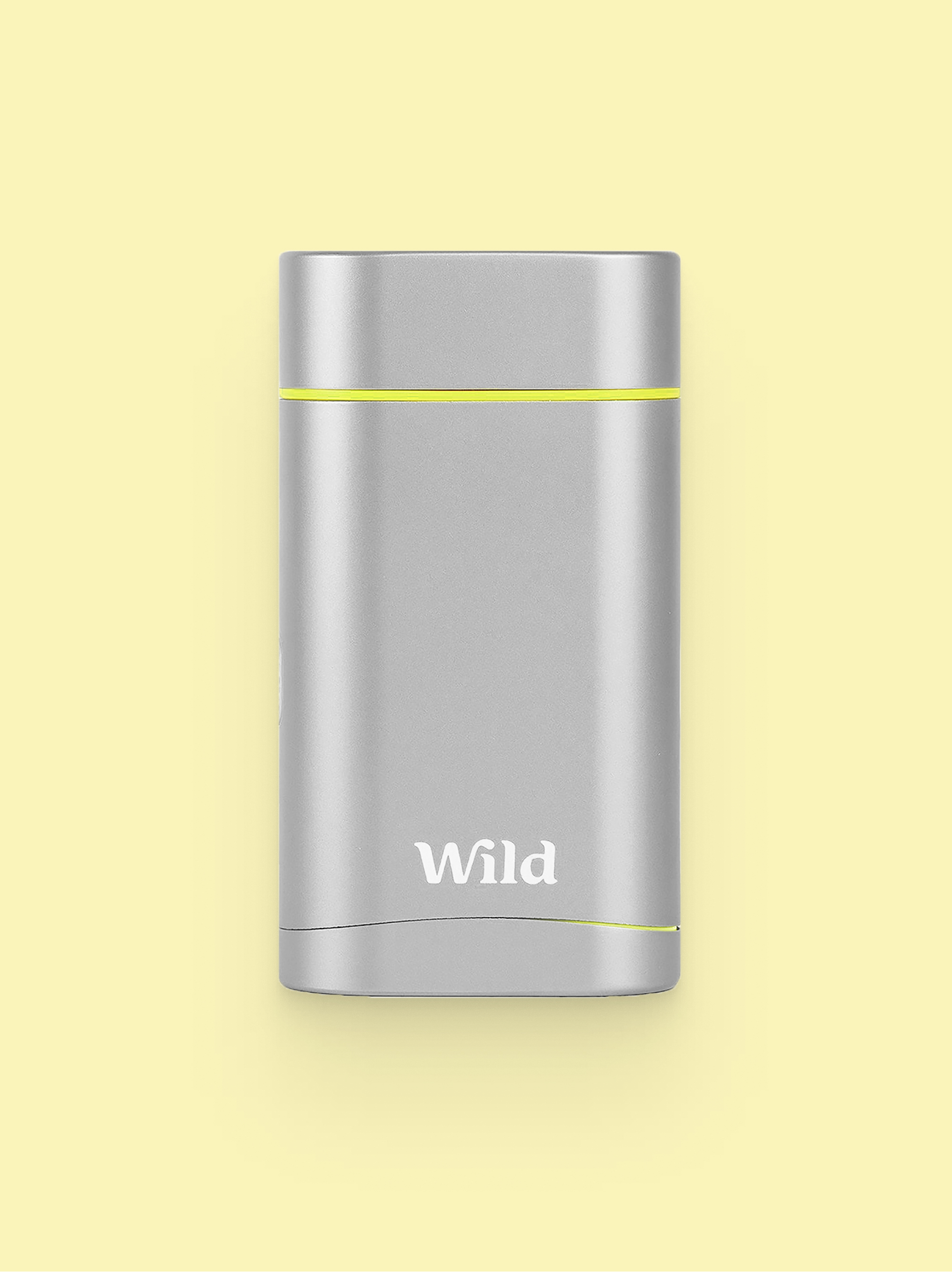 Légende : gros plan d'un objet métallique sur fond jaune