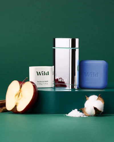 Caption: a couple of pieces of fruit sitting on top of a table