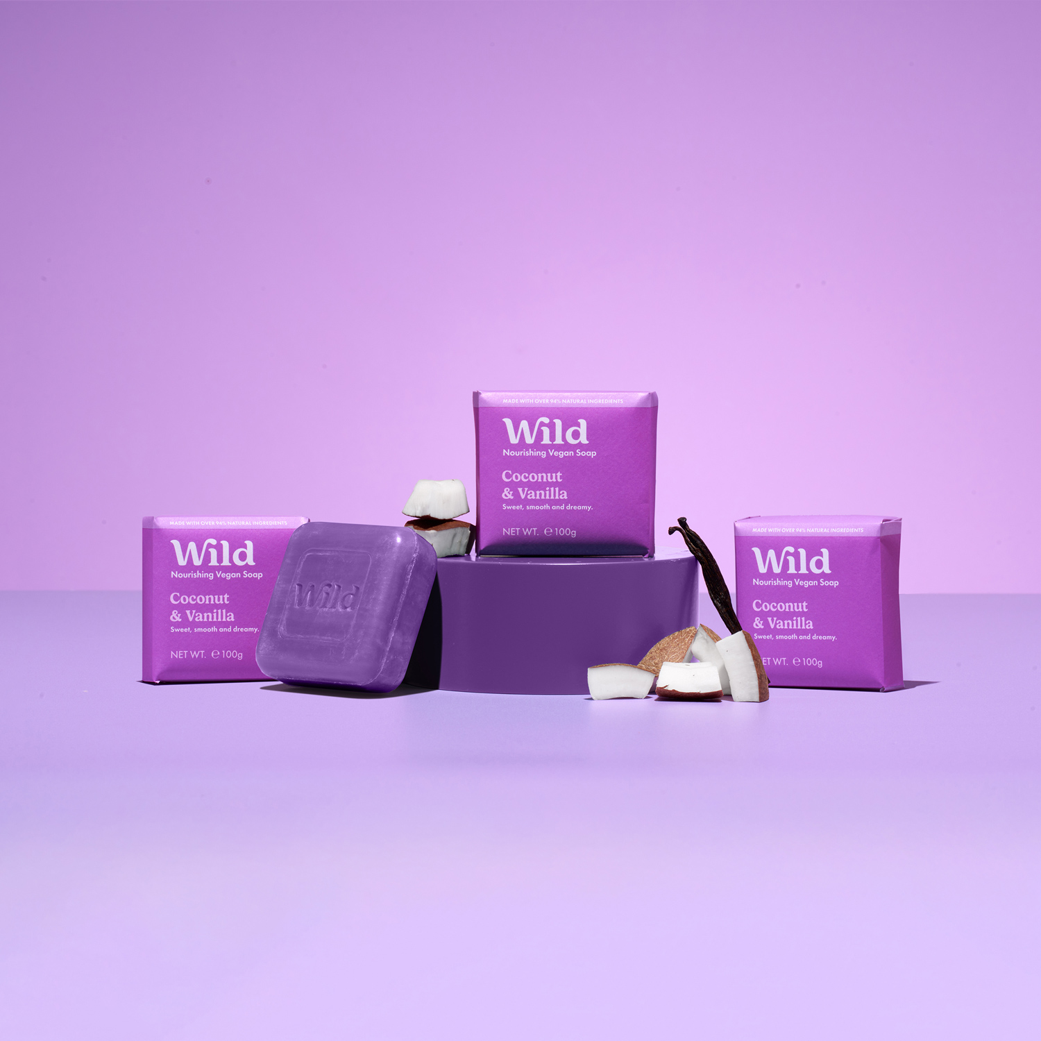 Pie de foto: un par de jabones uno encima del otro