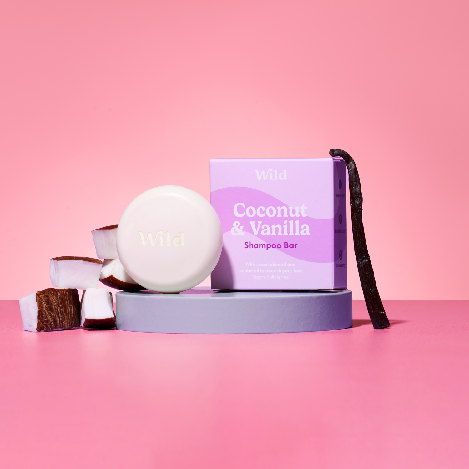 Caption: a bar of soap sitting on top of a counter