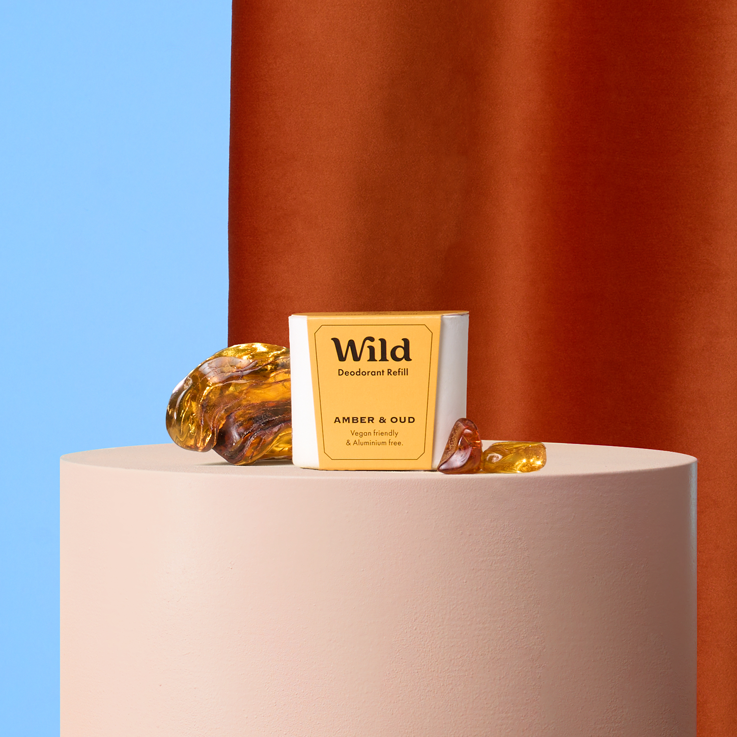 Caption: a bottle of wild sitting on top of a table