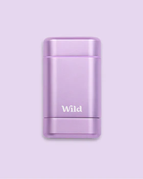 Caption: a purple lighter with the word wild on it