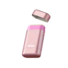 Légende : un flacon de pilules rose avec le mot "wild" dessus