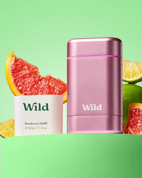Bijschrift: een bus wilde deodorant naast grapefruit en grapefr