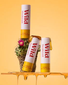 Caption: a couple of tubes sitting on top of a shelf