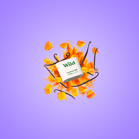 Caption: a purple background with a white sign that reads wild