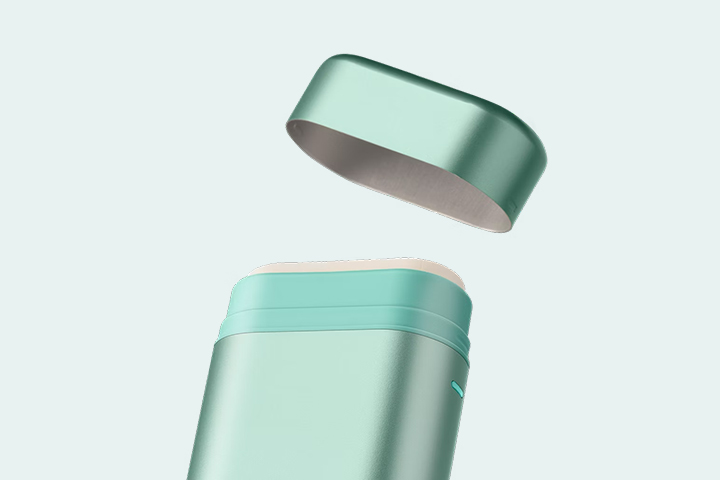 Caption: a close up of a metal object with a white background