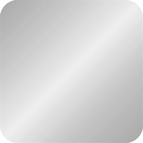 Légende : un miroir carré sur fond blanc