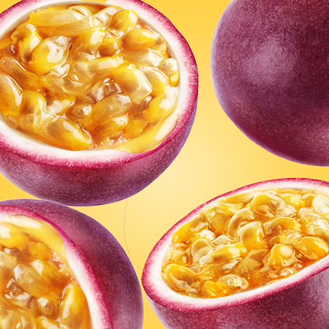 Légende : deux fruits placés l'un à côté de l'autre.