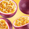 Caption: a couple of pieces of fruit that are next to each other