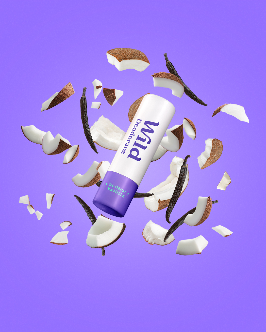 Légende : un tube de nutella sur fond violet