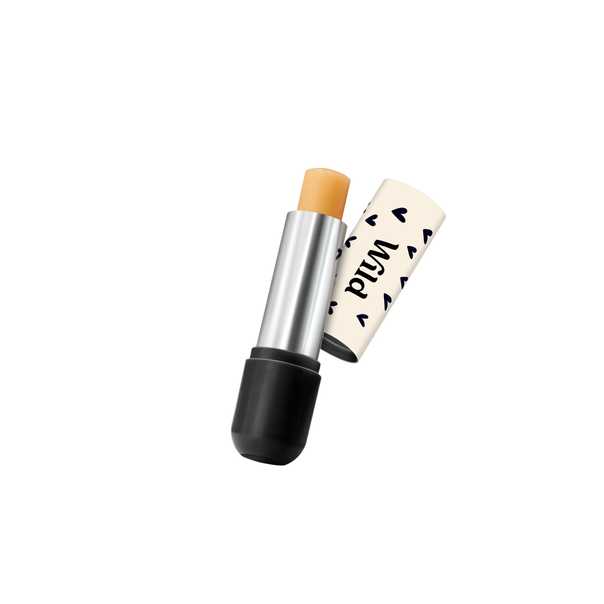 Caption: a close up of a lipstick on a white background