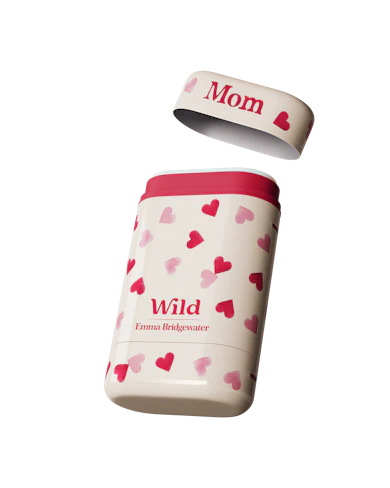 Caption: a couple of containers with hearts on them