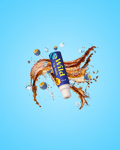 Caption: a tube of toothpaste falling into the air