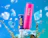 Caption: a tube of lip butter sitting on top of a glass