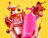 Caption: a person holding a pink bottle of hair care
