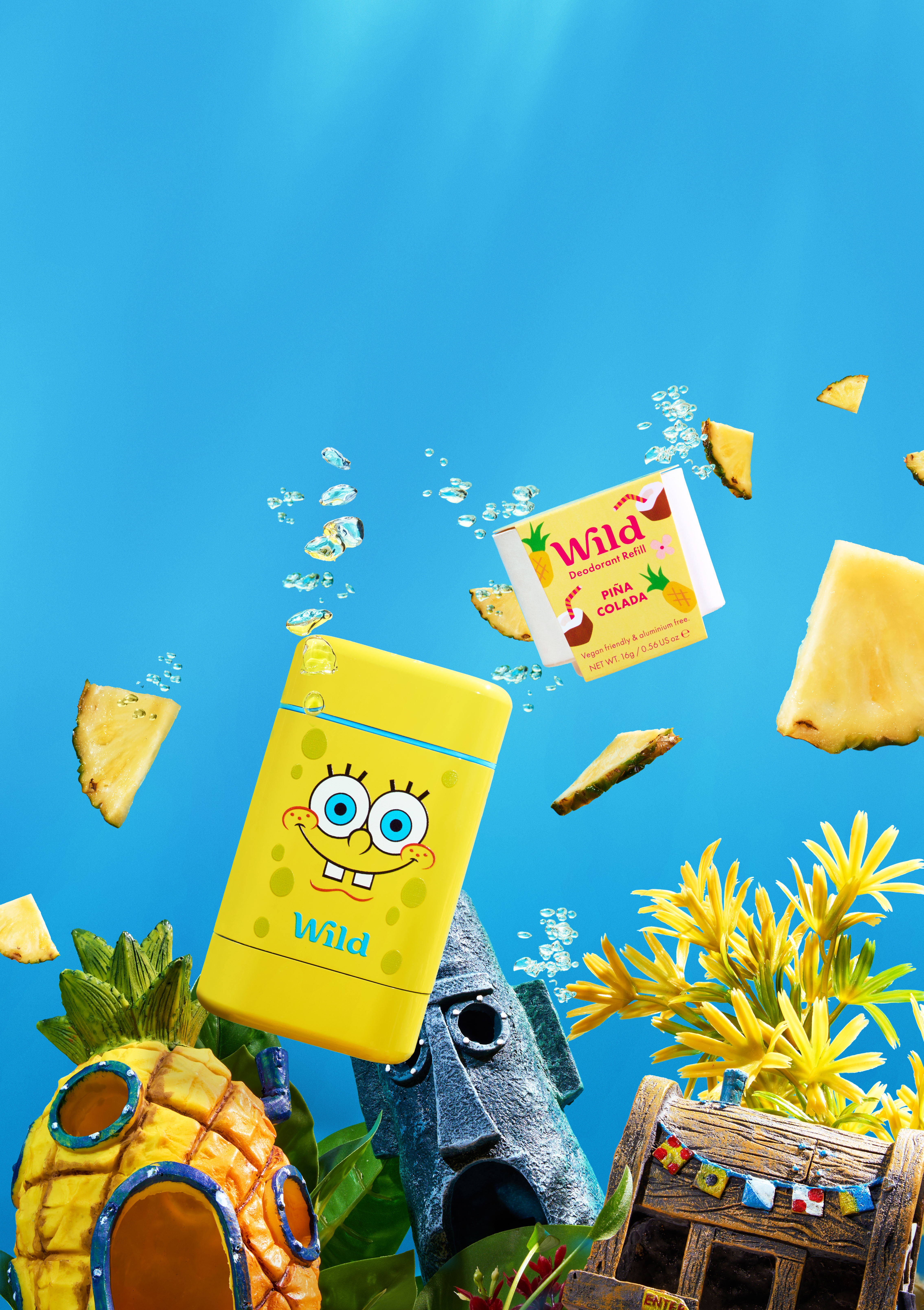 Caption: a spongebob character is floating in the air