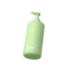 Caption: a green bottle with the word wild on it