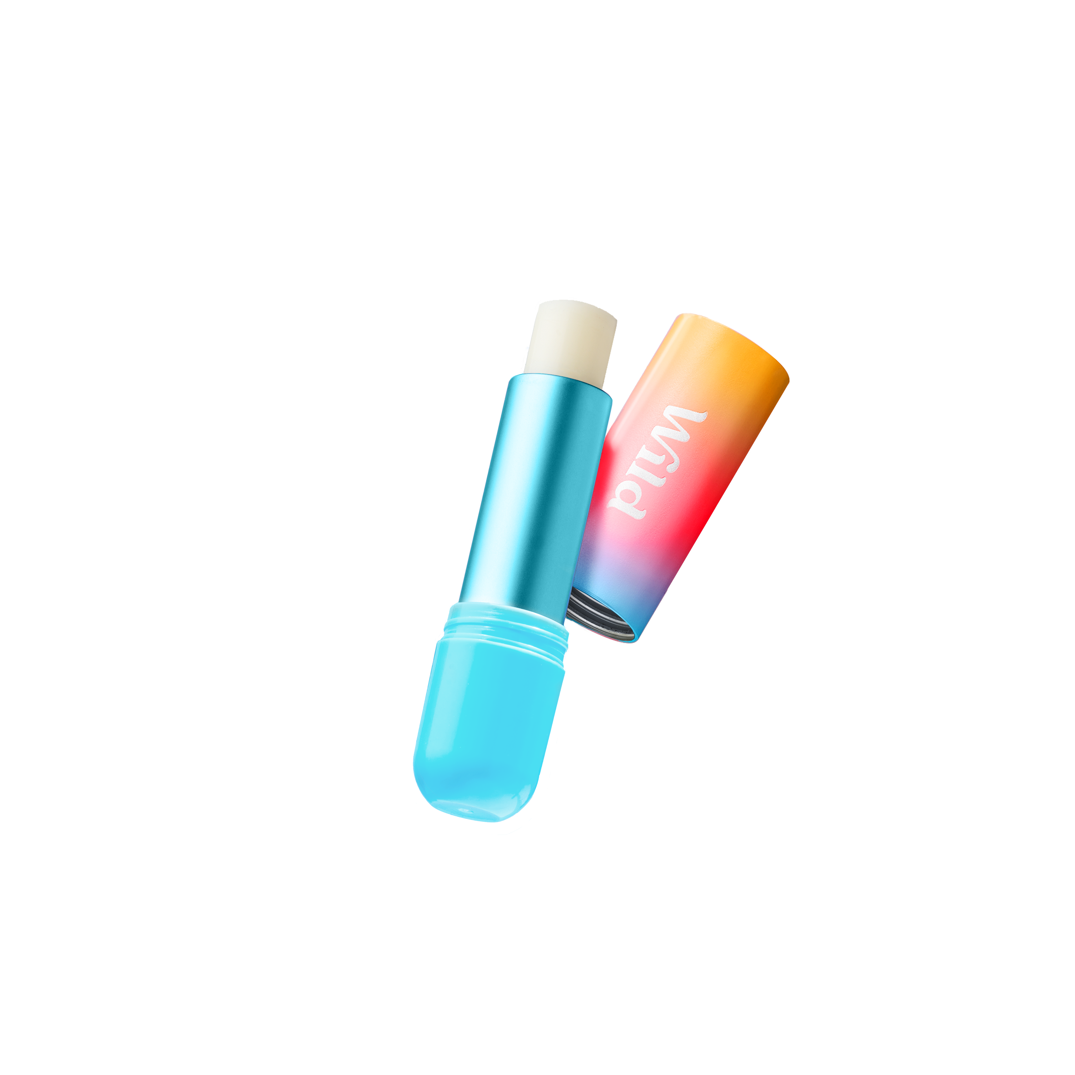 Caption: a bottle of nail polish next to a tube of nail polish