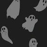 Caption: a group of ghost silhouettes on a black background