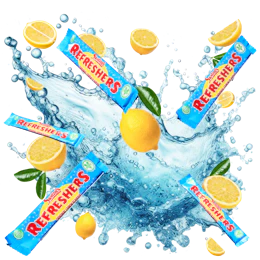 Caption: a group of oranges floating in the water