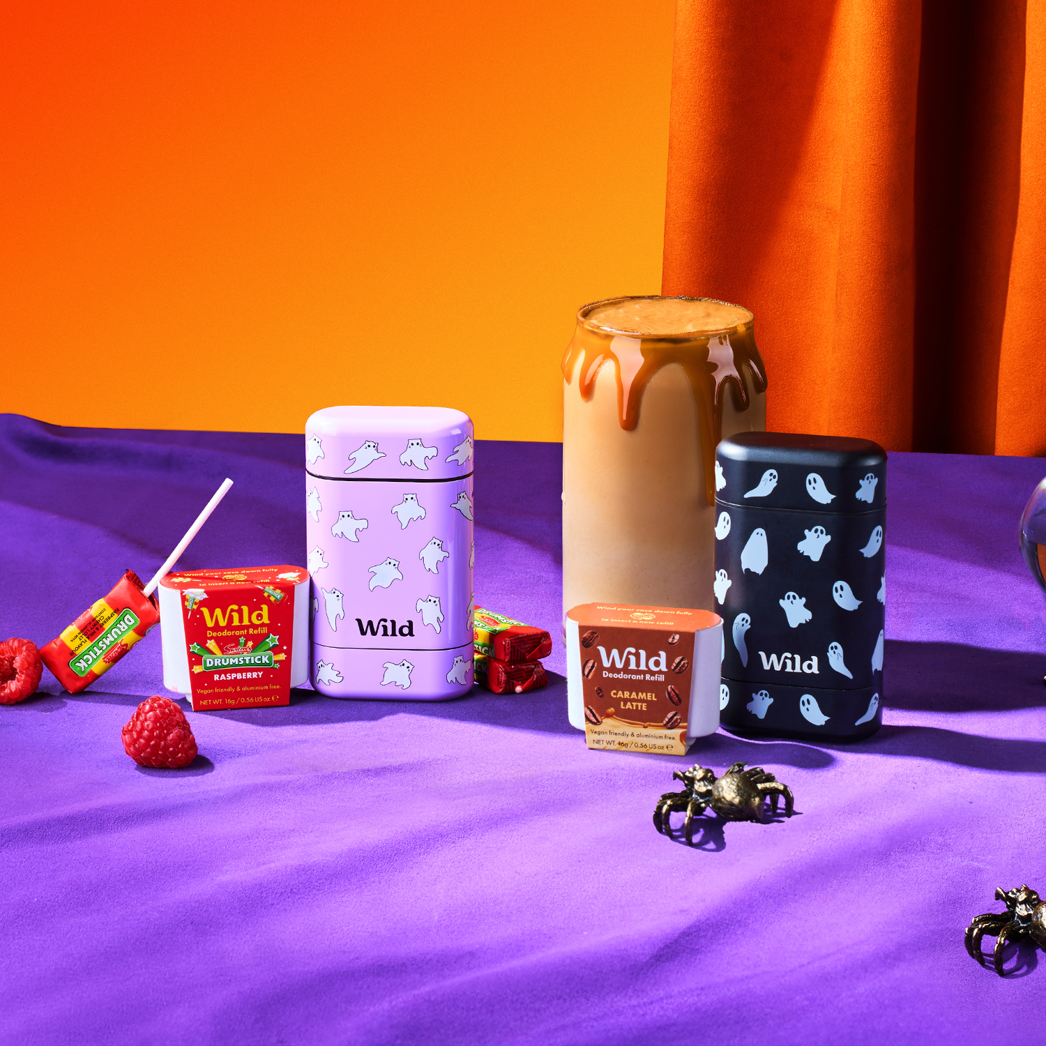 Caption: a table topped with lots of different types of candy