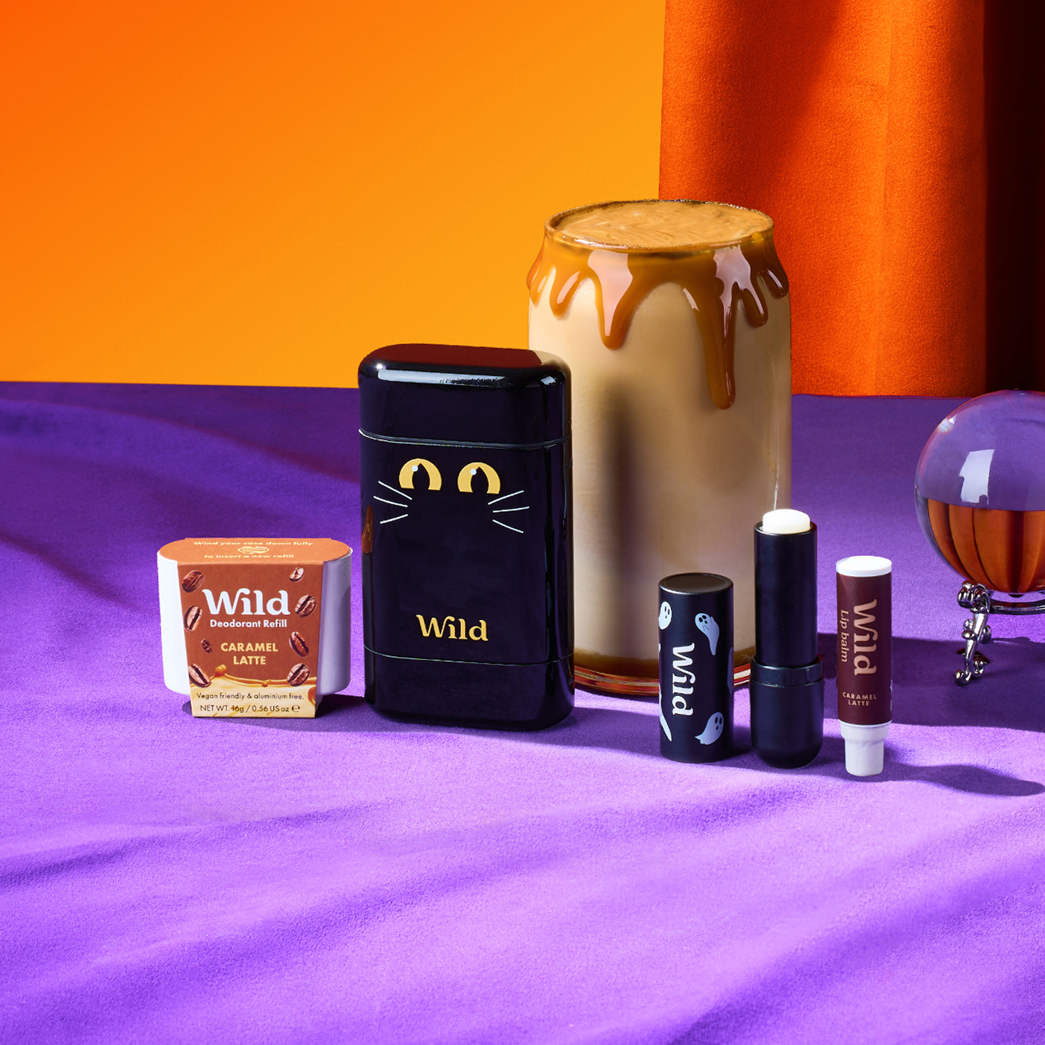 Halloween Deo Case met koffie ernaast