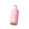 Caption: a pink bottle with the word wild on it