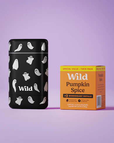 Caption: a box of wild pumpkin spice next to a box of wild pumpkin spice