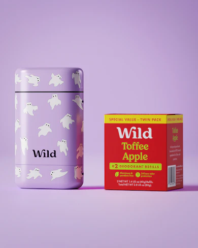 Caption: a box of wild coffee next to a lighter