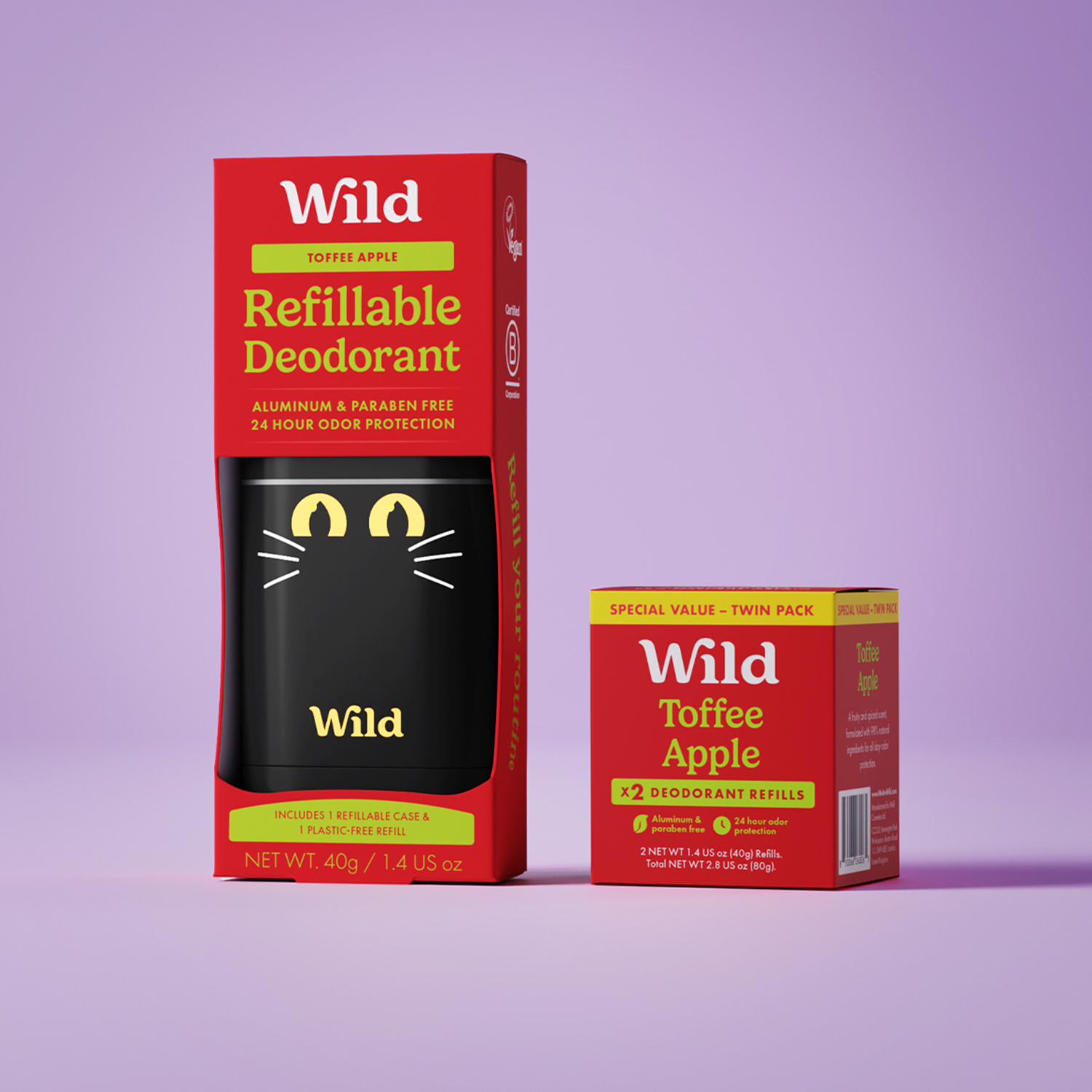 Caption: a box of wild toothpaste next to a box of toothpaste