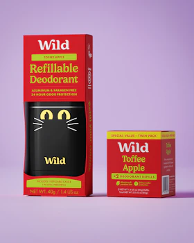 Caption: a box of wild toothpaste next to a box of toothpaste