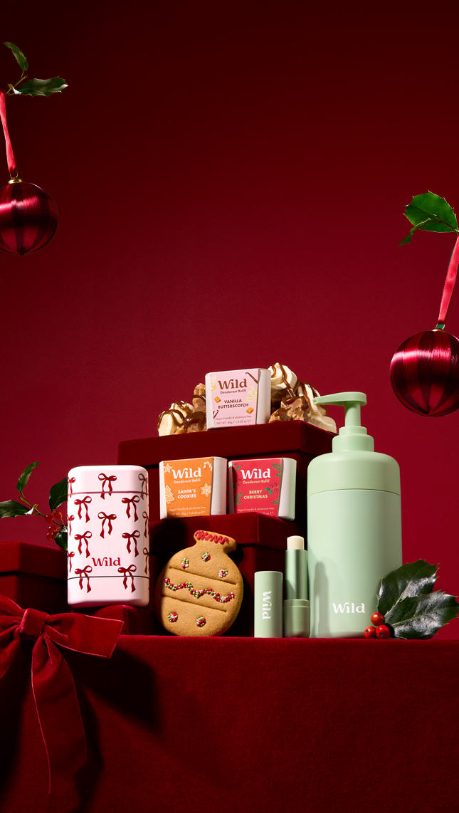 Caption: a red box filled with lots of different items