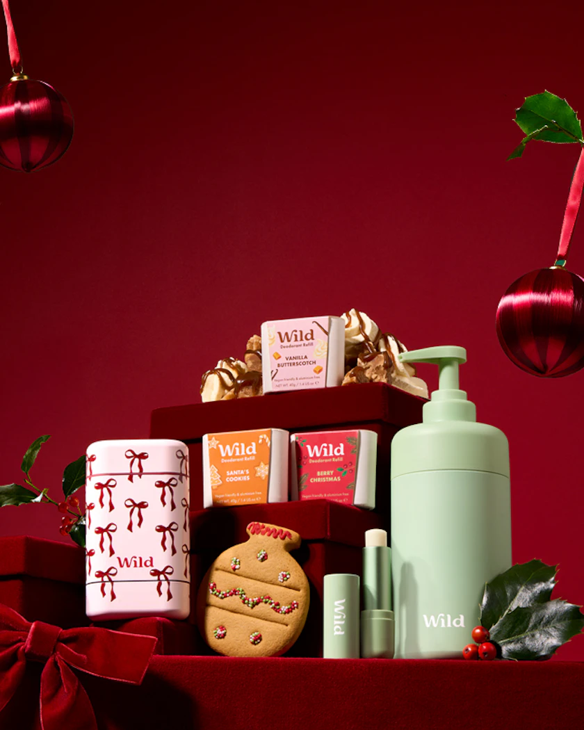 Caption: a red box filled with lots of different items