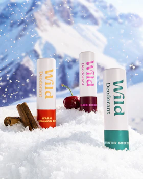 Bildunterschrift: eine Gruppe von drei Lippenballen, die auf einem Schneehaufen sitzen