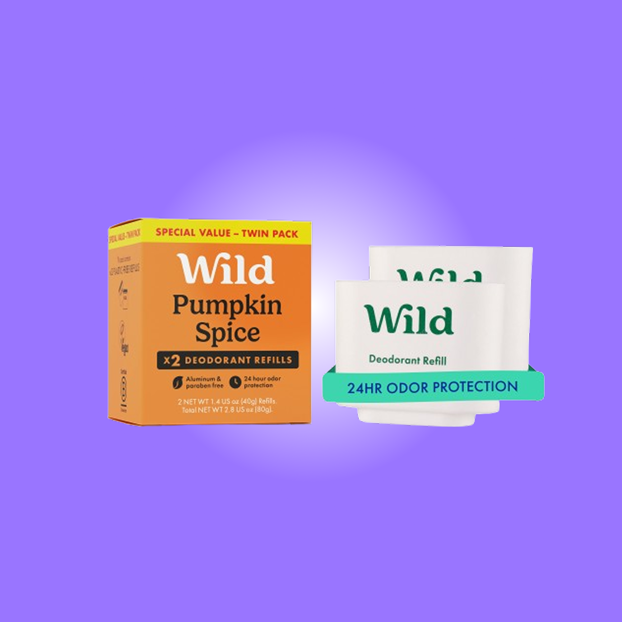 Caption: a box of wild pumpkin spice next to a box of wild pumpkin spice