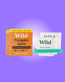 Caption: a box of wild pumpkin spice next to a box of wild pumpkin spice