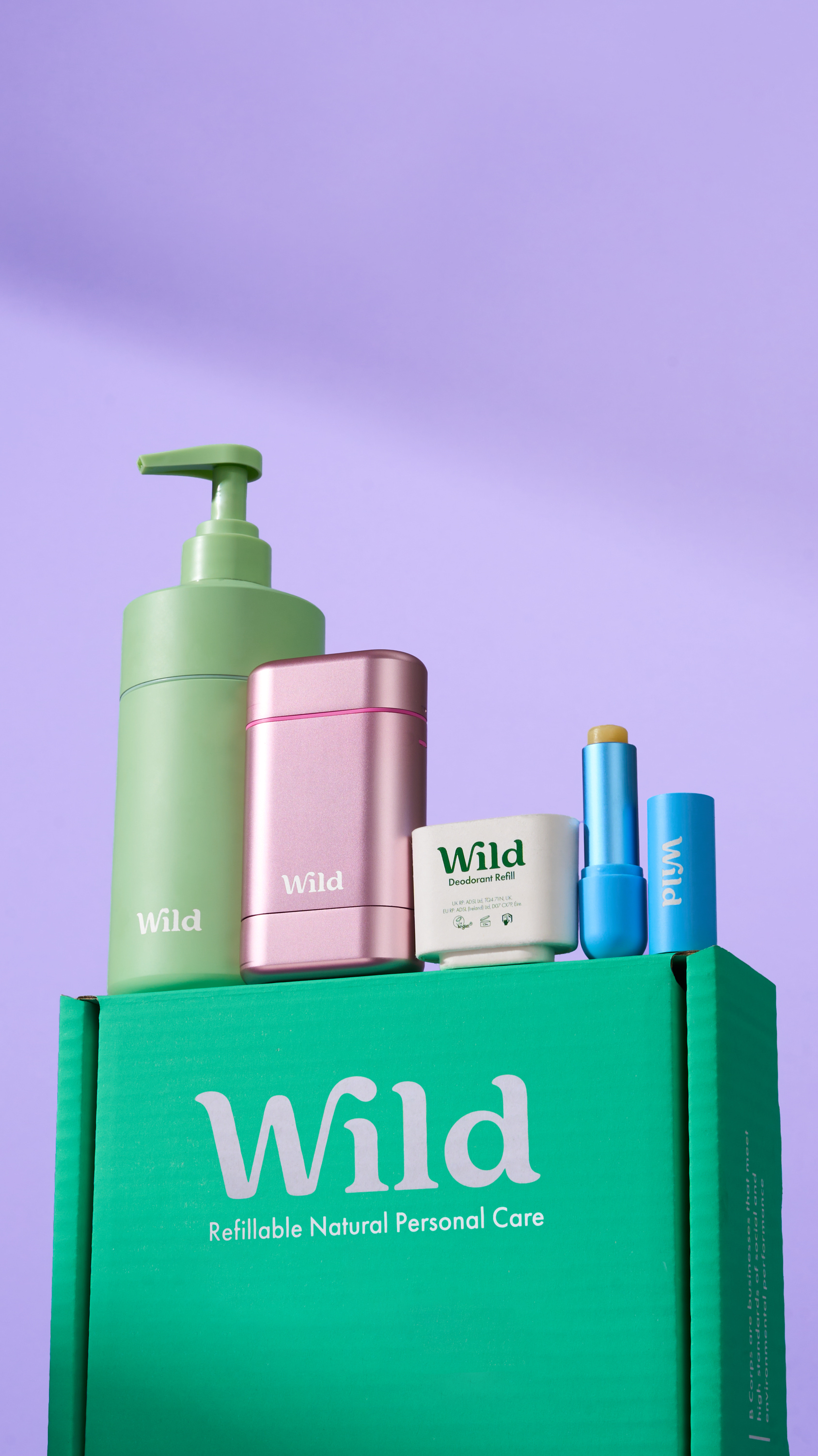 Caption: a green box with a lot of items on top of it