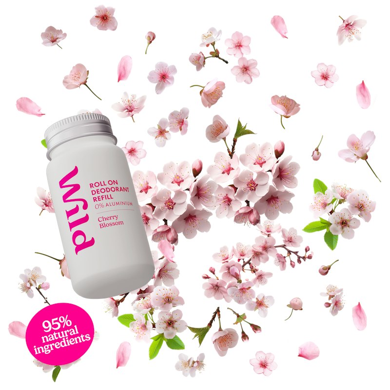 Wild Cherry Blossom roll on deodorant refill