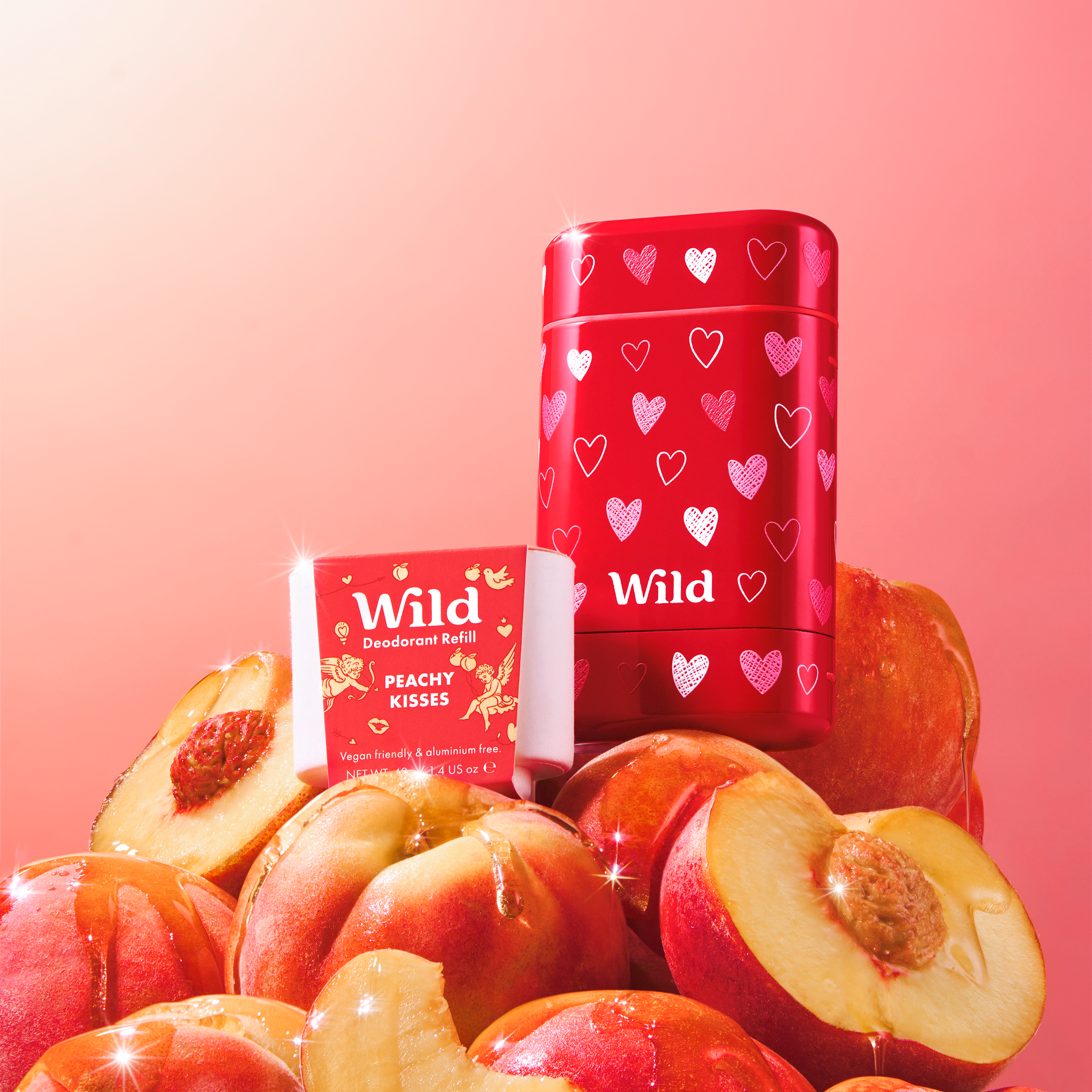 Caption: a pile of apples sitting next to a tin of wild