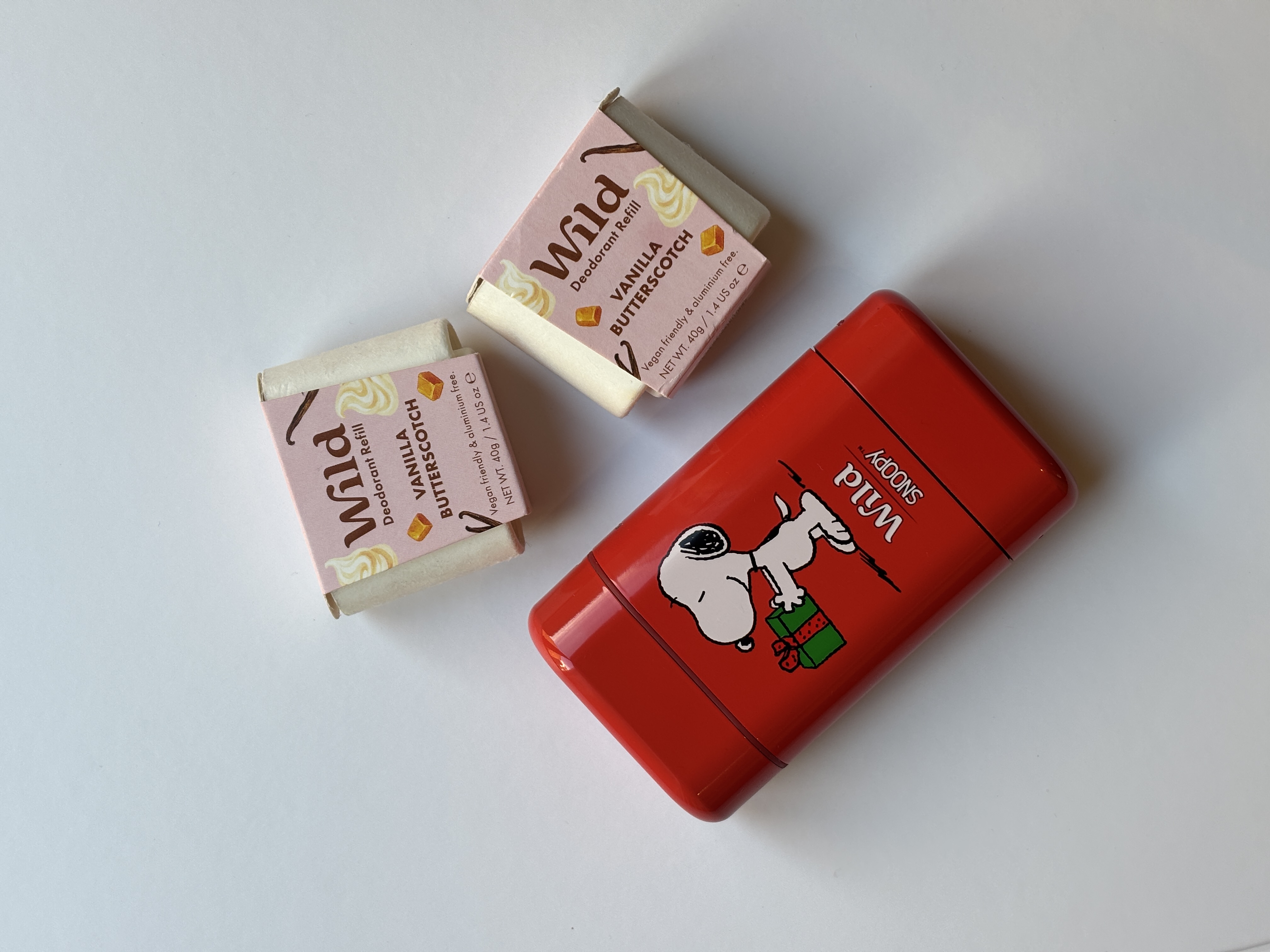 Caption: a couple of soaps sitting on top of a table