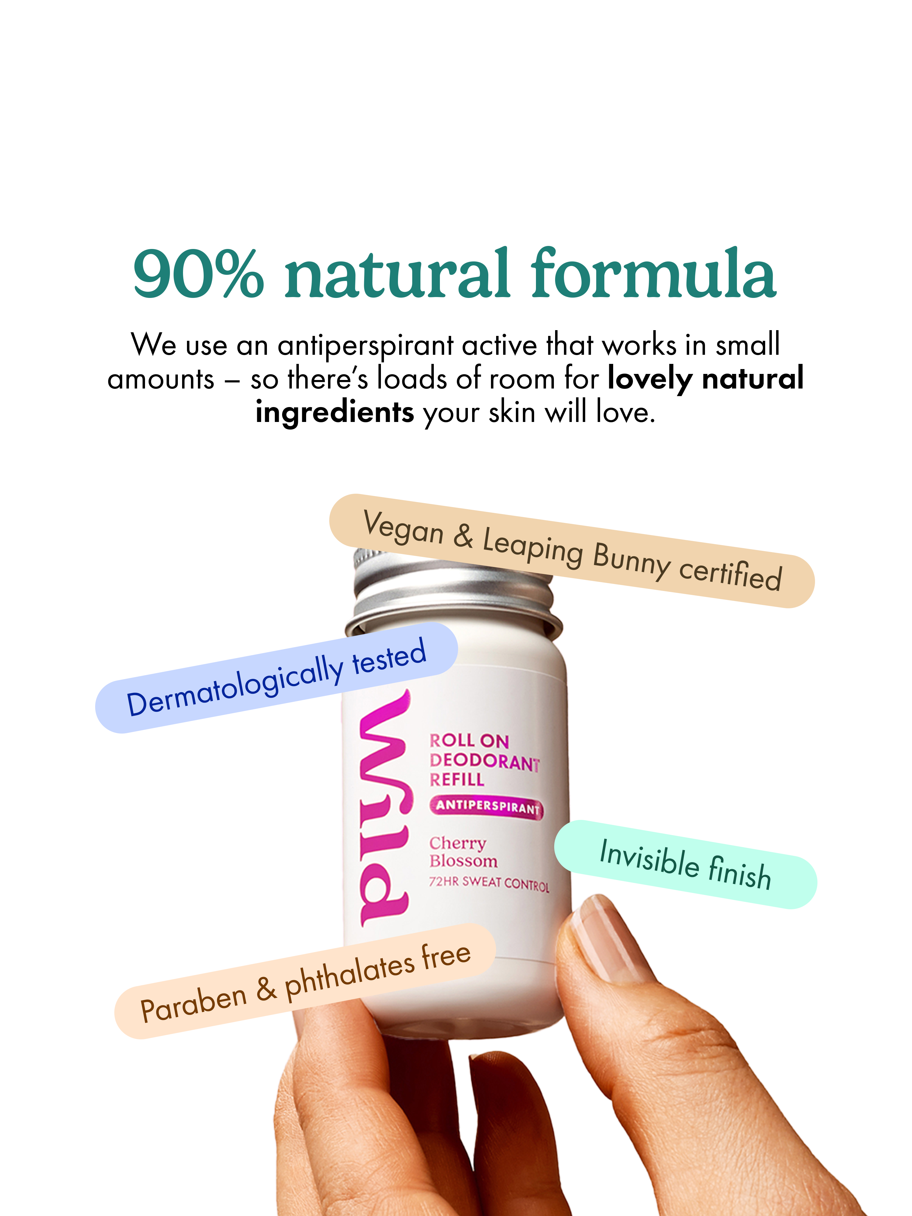 Caption: a hand holding a jar of vitamin supplement
