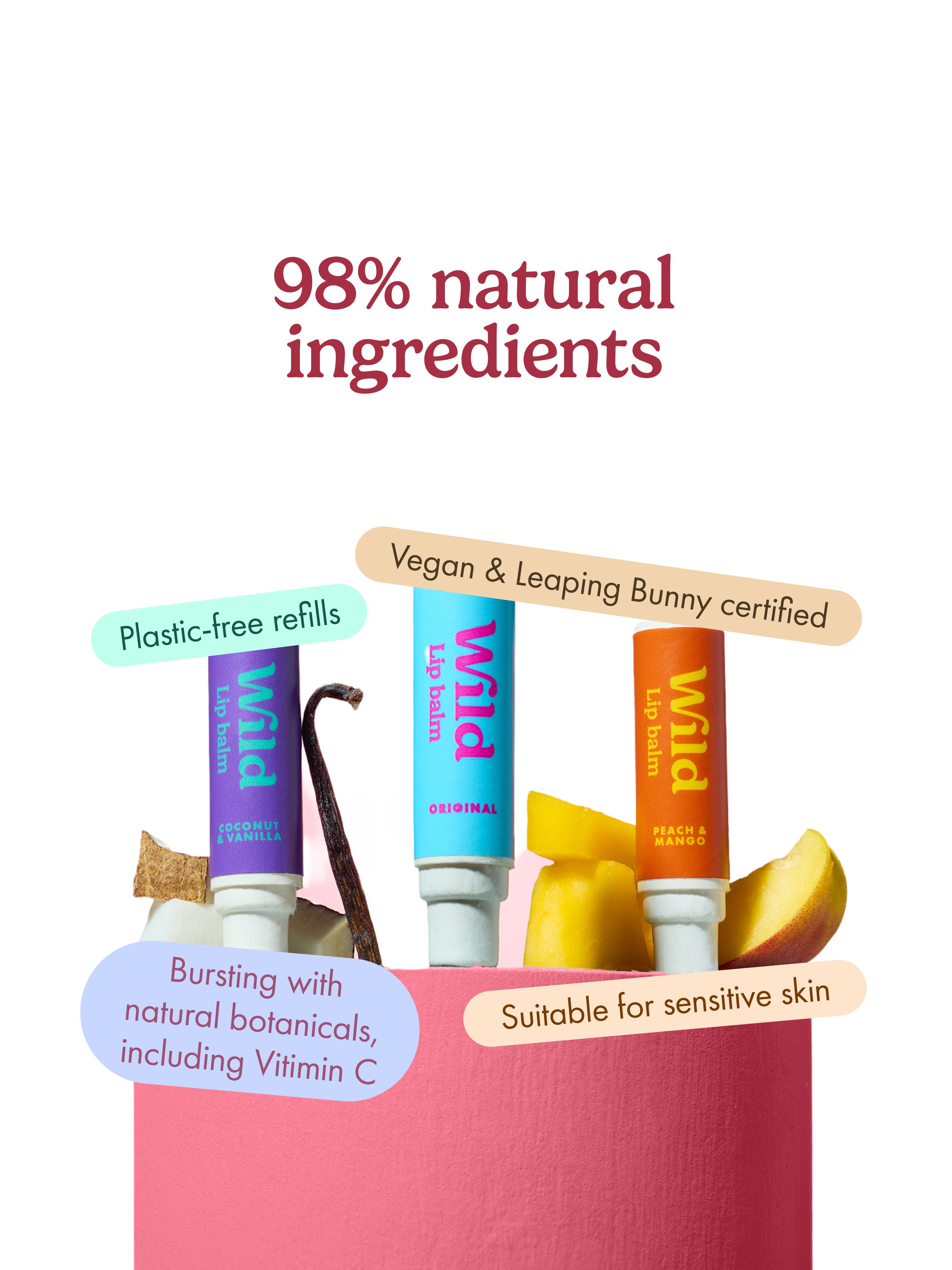 Caption: a pink container filled with different types of skin care products
