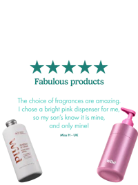 Caption: a bottle of lotion next to a bottle of lotion